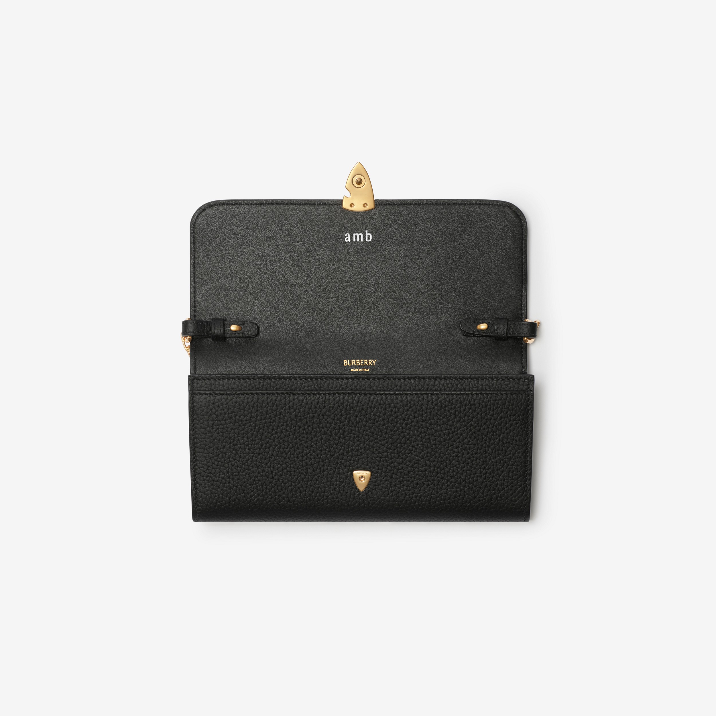 버버리 B 쉴드 체인 스트랩 지갑 80984341